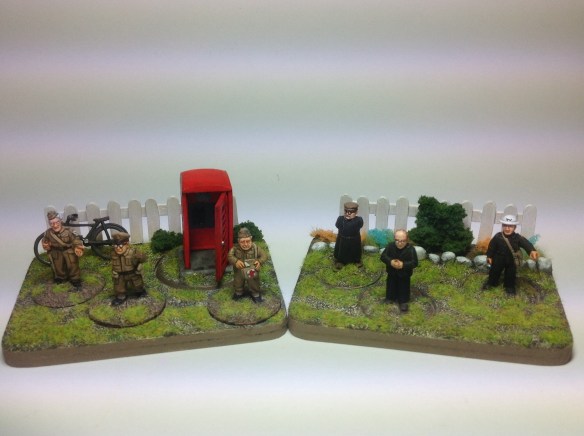 My Bolt Action Dad's Army Command Section