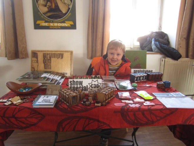 Number One Son looking after business