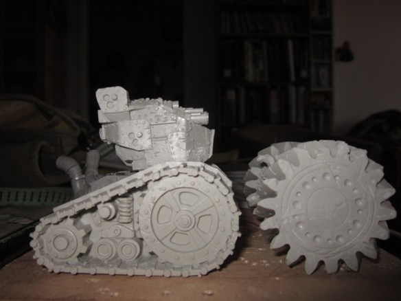 After a rough assembly i thought the turret wasn't imposing enough