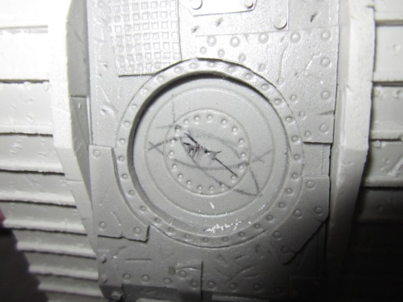 Figuring out where to drill the centre hole for the turret